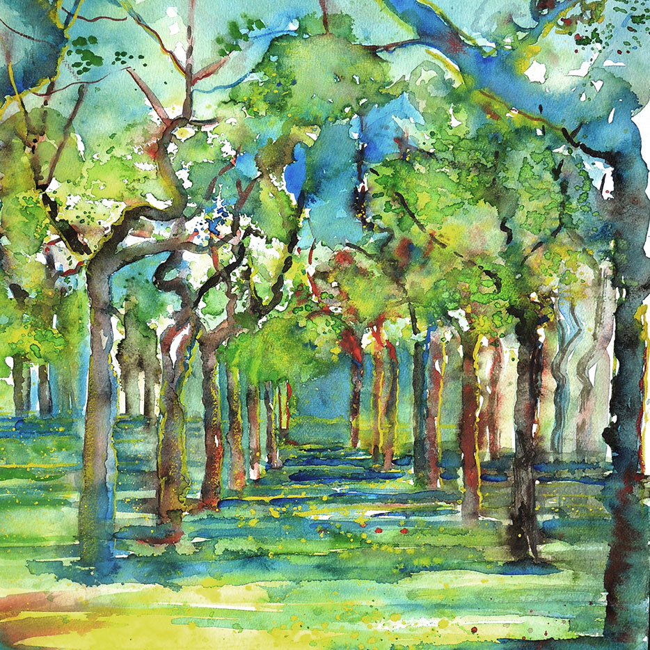 Zauberwald 1 :: Aquarell