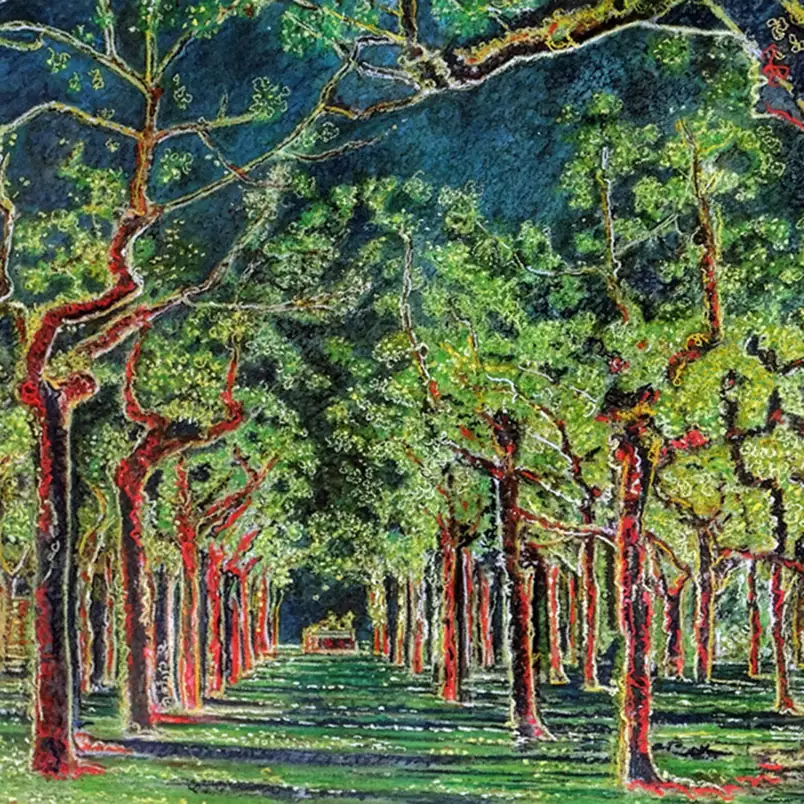 Zauberwald 2 :: Größe 84cm x 106cm :: Pastell