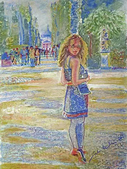 Sanssouci :: Größe 100cm x 70cm :: Aquarell